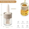 Glass Oil Dispenser With Silicone Basting Brush2in1 LeakResistant Oil Dispenser With Brush For Cook 1