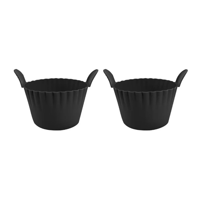 Reusable Silicone Baking Cups With Handles Nonstick Muffin Cupcake Liners For Oven Air Fryer Mea 6