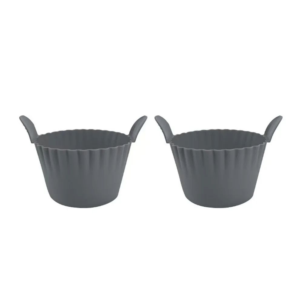 Reusable Silicone Baking Cups With Handles Nonstick Muffin Cupcake Liners For Oven Air Fryer Mea 9