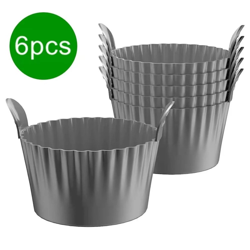 Reusable Silicone Baking Cups With Handles Nonstick Muffin Cupcake Liners For Oven Air Fryer Mea 11