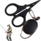 Stainless Steel Braided Line Scissors With Retractable Lanyard Fast Clean Fishing Line Cutter For 0