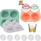 3D Rose Ice Cube Tray 4Cavity Silicone Ice Mold For Flower Shaped Ice Cubes Cocktails Whiskey 0