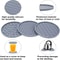 Silicone Coasters With Holder Set Of 6 Thick NonSlip Drink Coasters For Hot Cold Drinks 3