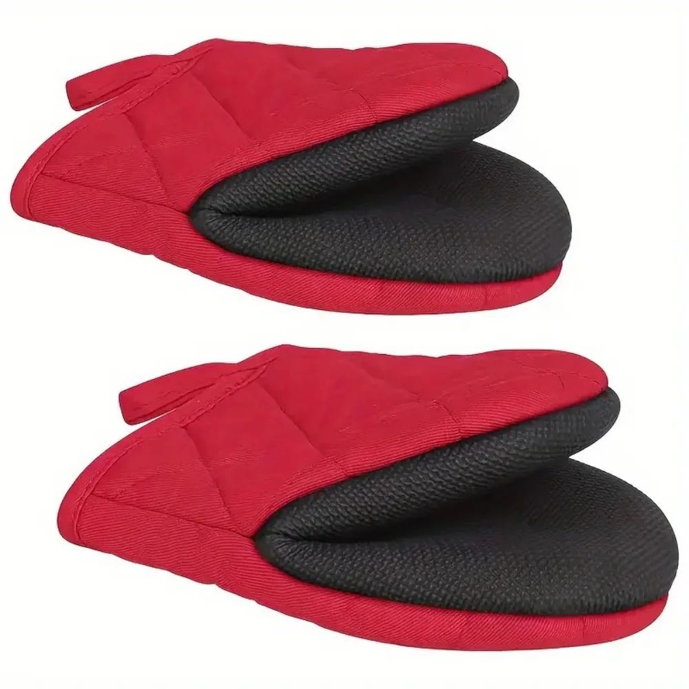 500F Heat Resistant Oven Mitts With NonSlip Grip Safe Grilling Mitts For Baking BBQ Cooking 7