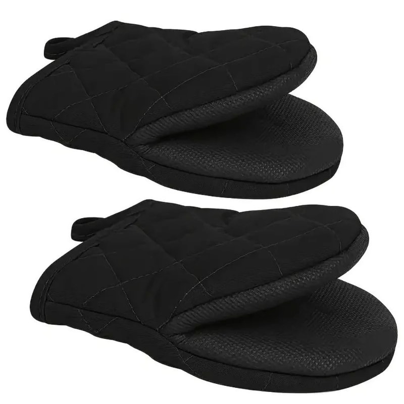 500F Heat Resistant Oven Mitts With NonSlip Grip Safe Grilling Mitts For Baking BBQ Cooking 11