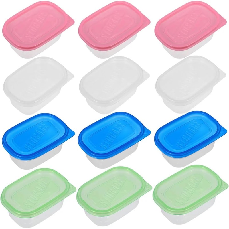 709ml Meal Prep Containers Set Of 6 With Colorful Lids LeakResistant Stackable Lunch Boxes 3
