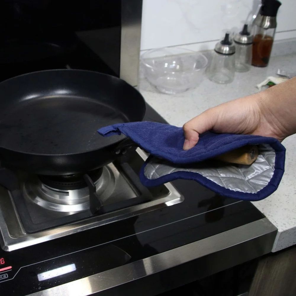 Cotton Heat Resistant Pot Holder Trivet Pad Machine Washable Hot Pads For Cooking Baking 4