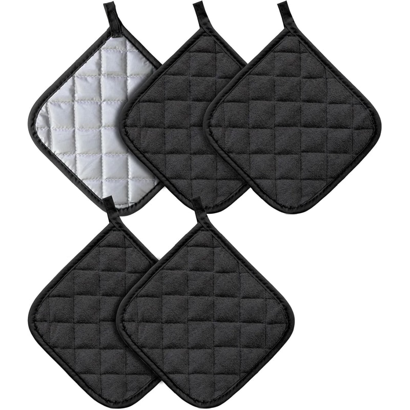 Cotton Heat Resistant Pot Holder Trivet Pad Machine Washable Hot Pads For Cooking Baking 11