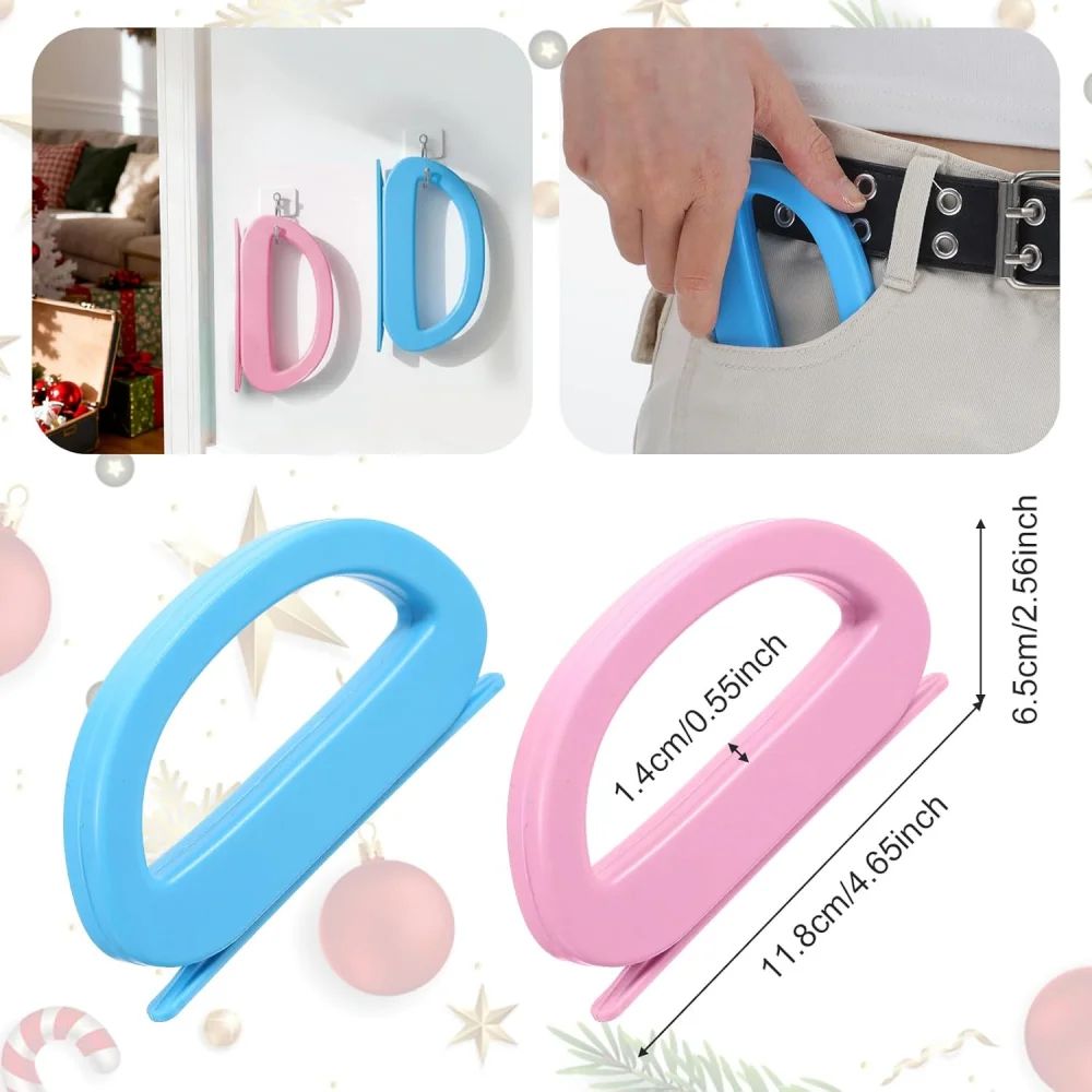 SafeSlide Portable Wrapping Paper Cutter Concealed Blade Gift Wrap Cutter For Fast Straight Cuts 1