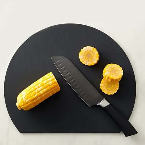 TPU Cutting Board Mat Set – Double-Sided Non-Slip Cutting Mat, BPA-Free Cutting Board, Flexible Semicircle Prep Pad