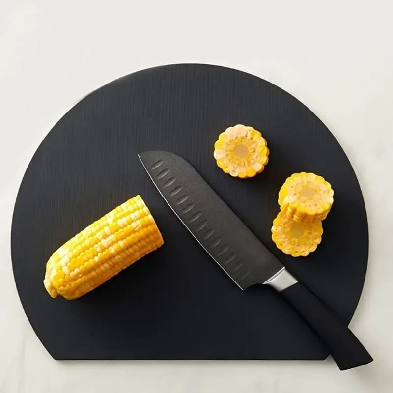 TPU Cutting Board Mat Set DoubleSided NonSlip Cutting Mat BPAFree Cutting Board Flexible Semicircl 0