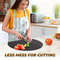 TPU Cutting Board Mat Set DoubleSided NonSlip Cutting Mat BPAFree Cutting Board Flexible Semicircl 4