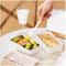 Adult Bento Lunch Box 2Tier Meal Prep Container With Cutlery Microwave Safe DishwasherFriendly 120 2