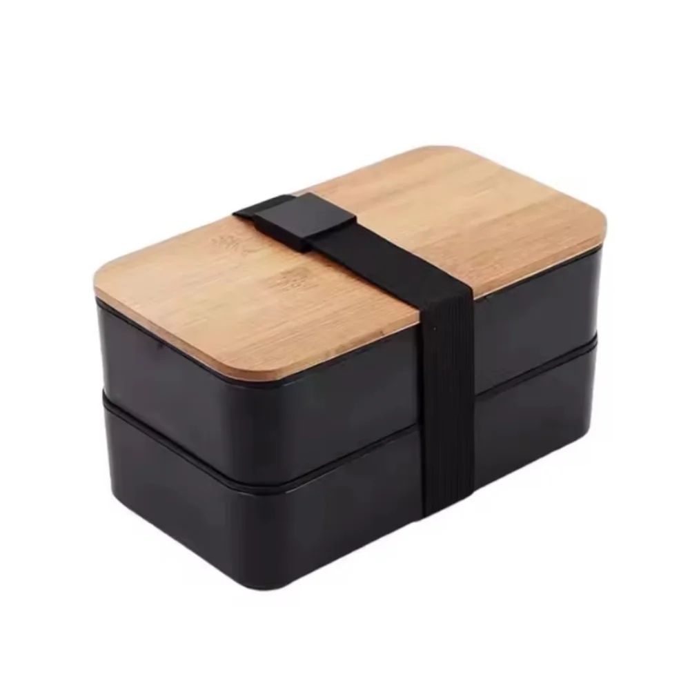 Adult Bento Lunch Box 2Tier Meal Prep Container With Cutlery Microwave Safe DishwasherFriendly 120 7