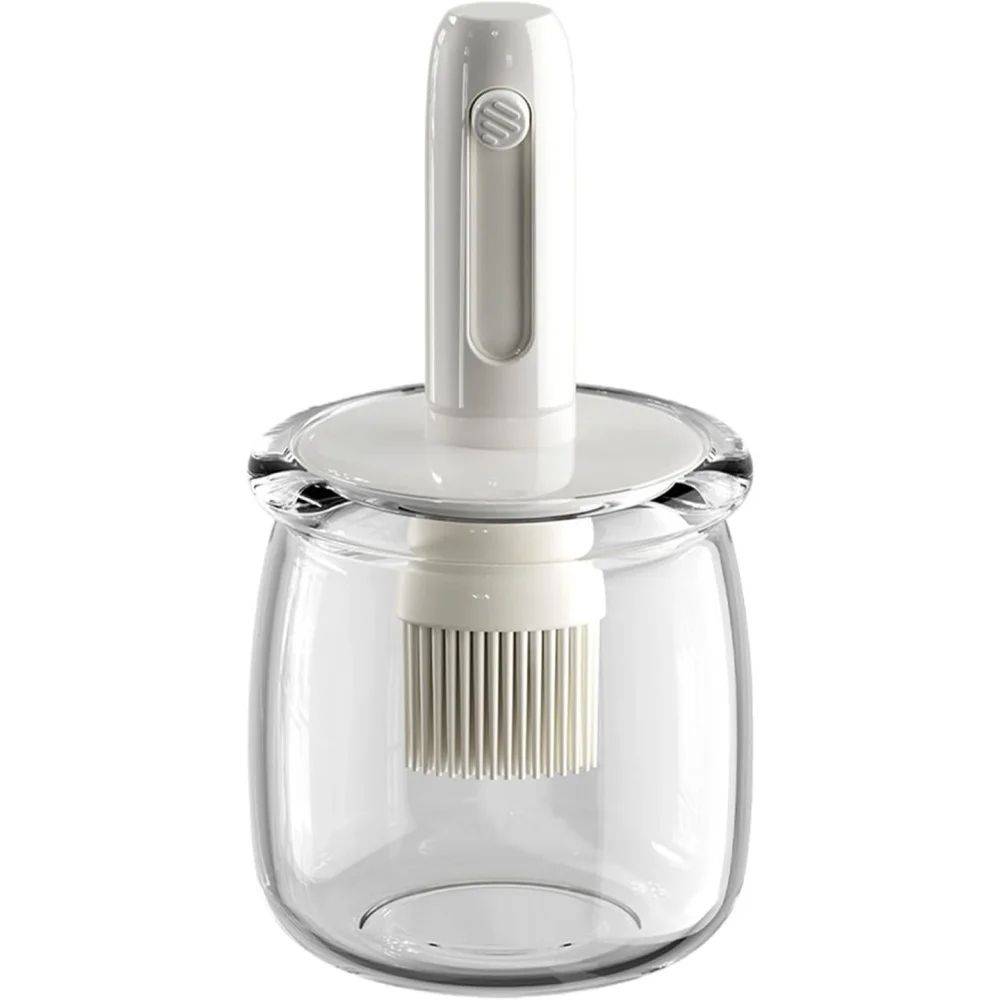 2in1 Oil Dispenser With Brush For Cooking Grilling Detachable Silicone Basting Brush Bottle For O 5