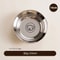 Stainless Steel Mini Round Plates Portion Control Unbreakable Dishwasher Safe 6