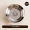 Stainless Steel Mini Round Plates Portion Control Unbreakable Dishwasher Safe 7