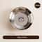 Stainless Steel Mini Round Plates Portion Control Unbreakable Dishwasher Safe 8