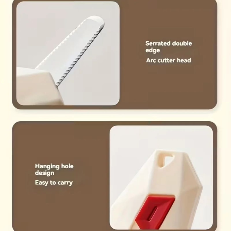 Mini Magnetic Box Cutter Retractable Safety Ceramic Utility Knife For Fast Package Opening 3