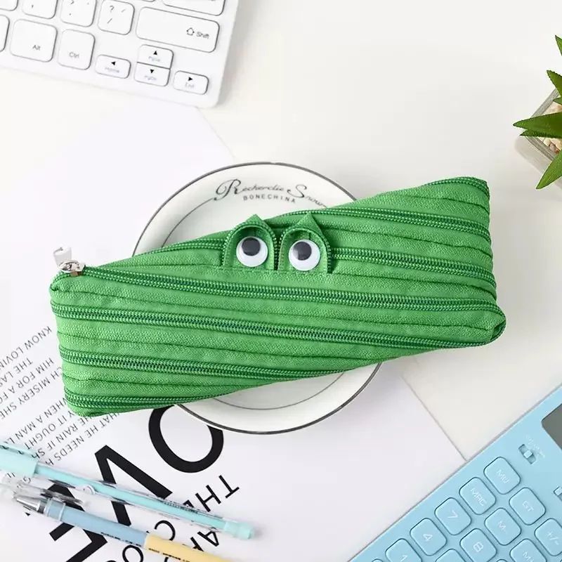Monster Pencil Case Large Capacity Cute Pencil Pouch Zipper Pen Case For School 8