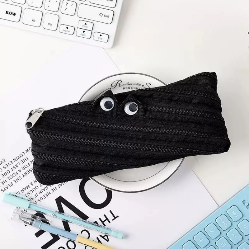 Monster Pencil Case Large Capacity Cute Pencil Pouch Zipper Pen Case For School 6