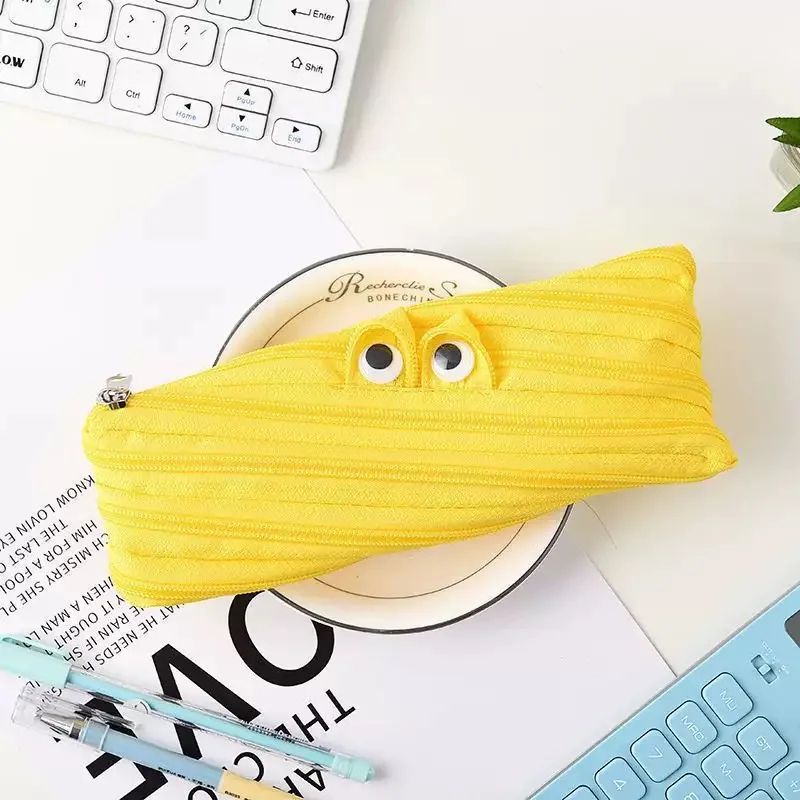Monster Pencil Case Large Capacity Cute Pencil Pouch Zipper Pen Case For School 11