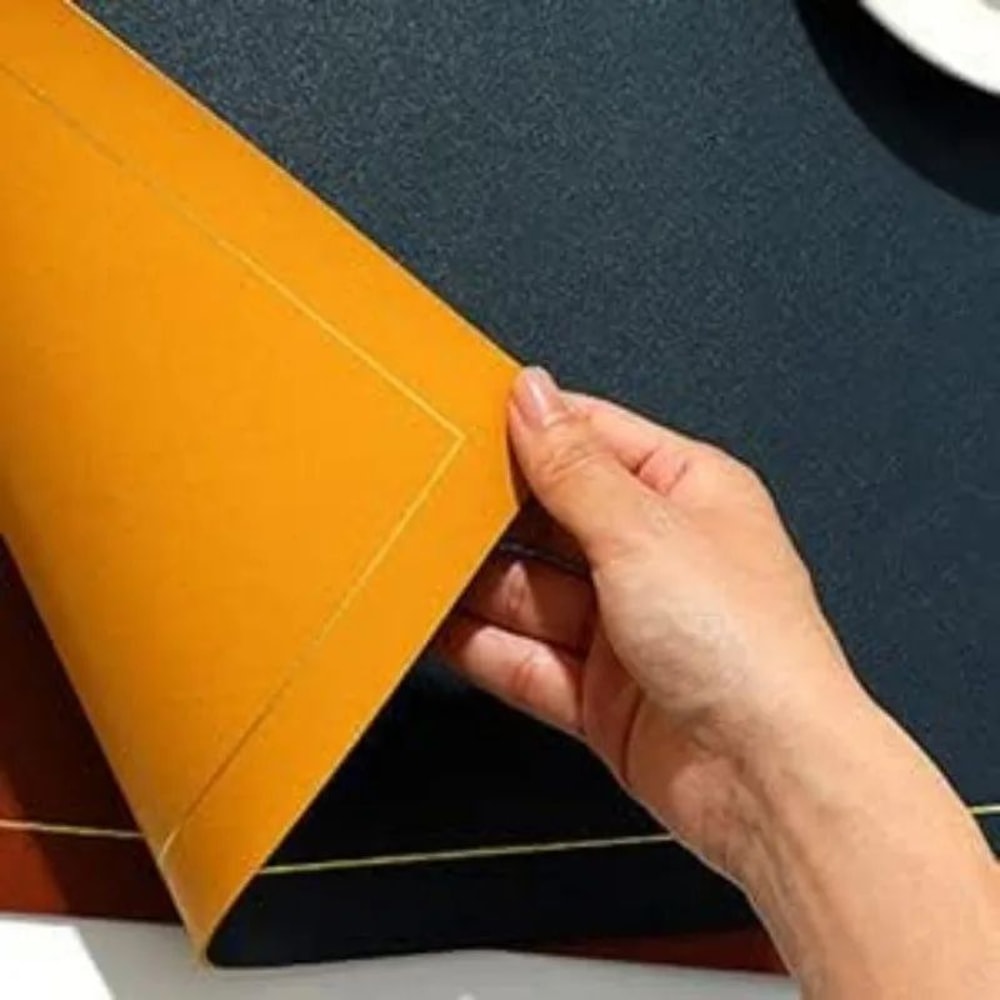 Reversible Leather Placemats Set 14pcs DoubleSided NonSlip Waterproof HeatResistant Table Mats 2