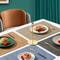 PU Leather Placemat Set Waterproof Washable Table Mats EasyClean Decorative Placemats For Home Re 5