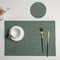 PU Leather Placemat Set Waterproof Washable Table Mats EasyClean Decorative Placemats For Home Re 6