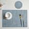 PU Leather Placemat Set Waterproof Washable Table Mats EasyClean Decorative Placemats For Home Re 8