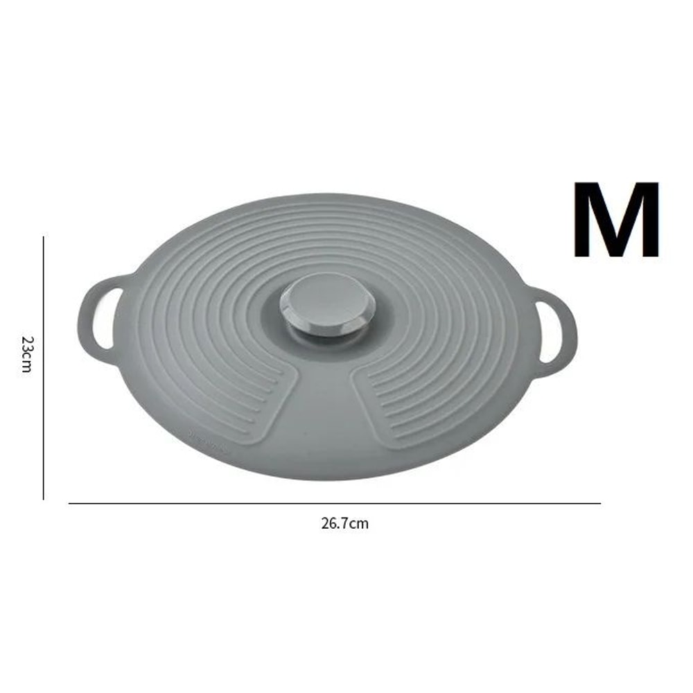 Reusable Silicone Bowl Lids Microwave Splatter Cover Set HeatResistant Suction Covers For Pots Pan 7