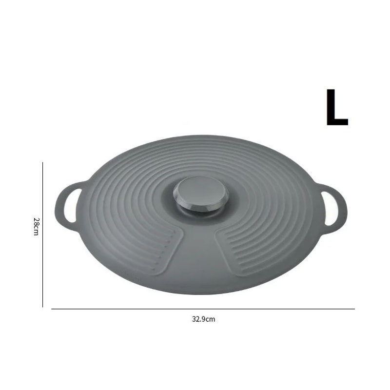Reusable Silicone Bowl Lids Microwave Splatter Cover Set HeatResistant Suction Covers For Pots Pan 8