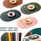 Faux Leather Placemats Double Sided Washable NonSlip Table Mats For Stylish Dining 0