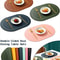 Faux Leather Placemats Double Sided Washable NonSlip Table Mats For Stylish Dining 0