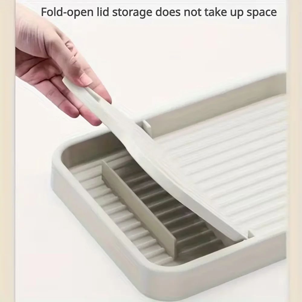 Silicone Spoon Rest With Pot Lid Holder And Drip Tray Countertop Organizer 2