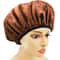 Waterproof Shower Cap With Microfiber Drying Lining Satin Shower Cap For Dry FrizzFree Hair 8