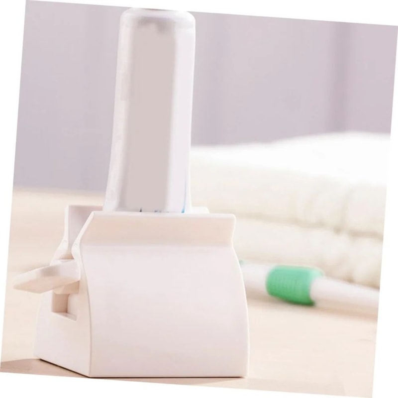 Toothpaste Tube Squeezer Roller Stand Easy NoWaste Toothpaste Roller Bathroom Organizer 3