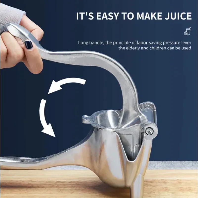 HeavyDuty Manual Lemon Squeezer Citrus Juicer Metal Handheld Fruit Press 2