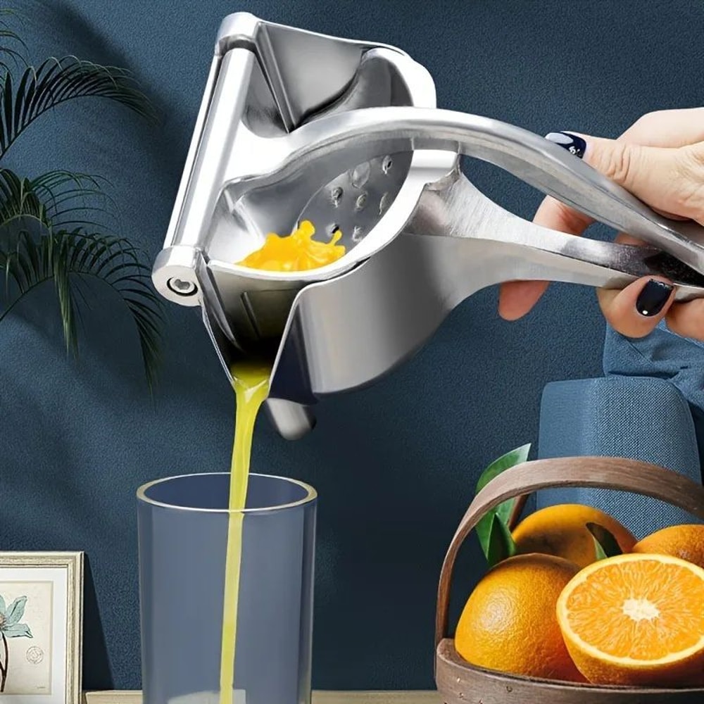 HeavyDuty Manual Lemon Squeezer Citrus Juicer Metal Handheld Fruit Press 3