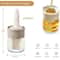 2in1 Oil Dispenser Bottle With Brush HeatResistant Silicone Basting Brush MessFree Cooking Oil Bot 1
