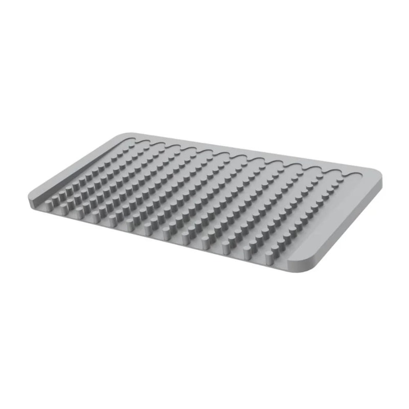 Sloped Silicone Dish Drying Mat DripFree Kitchen Counter Drying Pad HeatResistant NonSlip Drain Ma 7