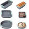 MetalReinforced Silicone Cake Pan Set Nonstick Round Cake Mold For EasyRelease Layer Cakes Cheese 0