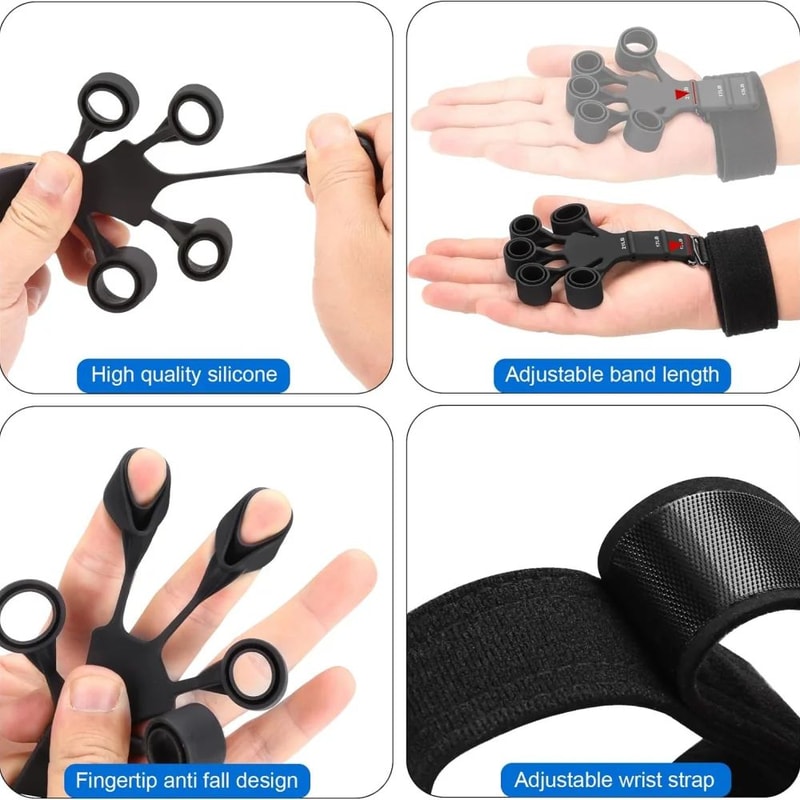 Adjustable Hand Gripper Grip Strengthener For Forearm Finger Training 3