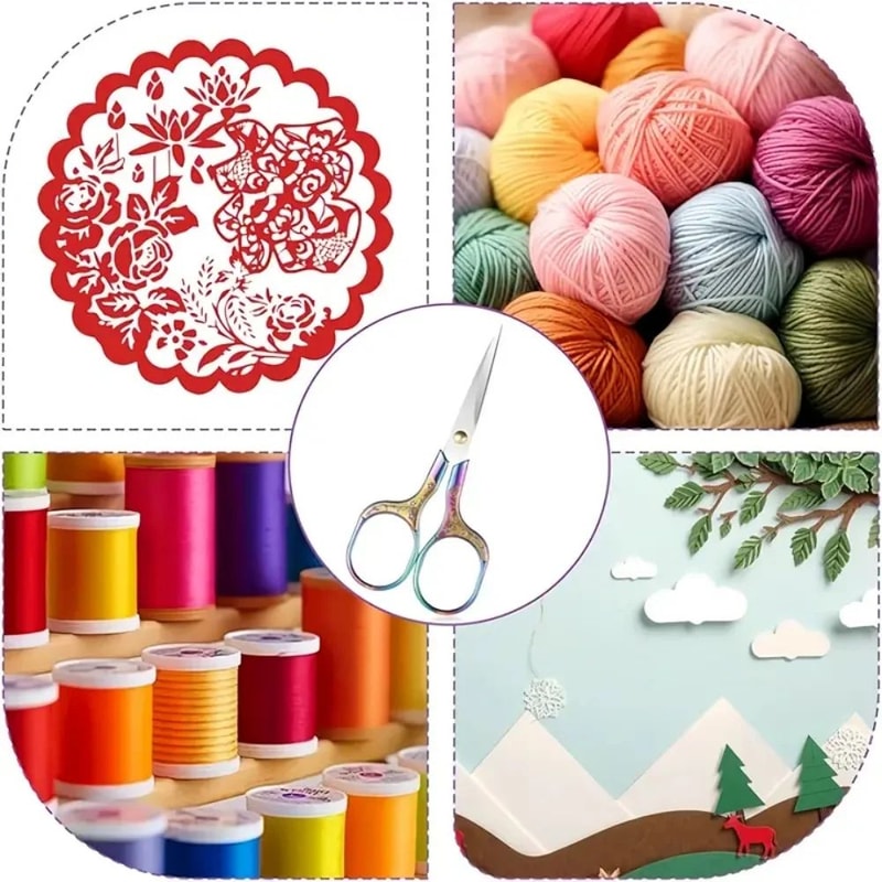 Vintage Stainless Steel Tailor Scissors 8inch Fabric Shears For Sewing Dressmaking DIY Cutting 5