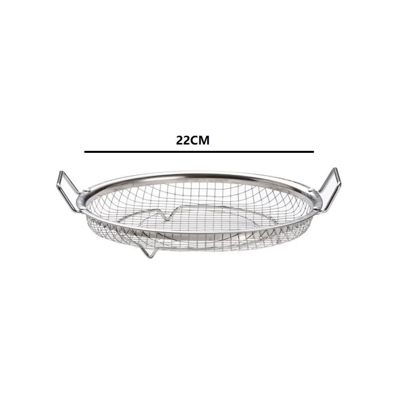 Stainless Steel Fine Mesh Strainer Basket EasyClean Kitchen Sieve For Frying Draining Filtering 6