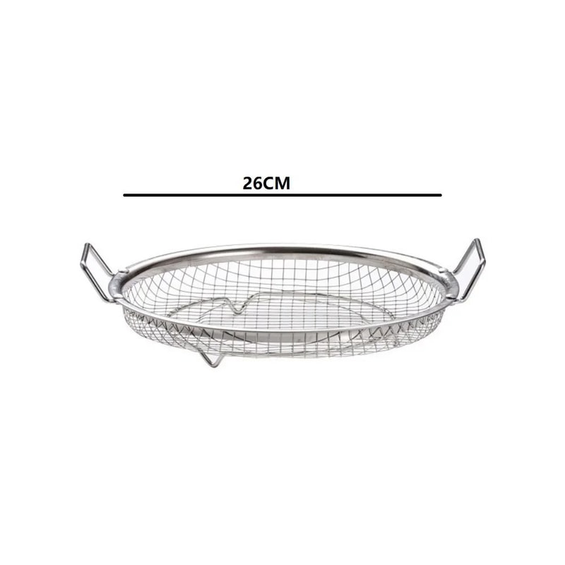 Stainless Steel Fine Mesh Strainer Basket EasyClean Kitchen Sieve For Frying Draining Filtering 7