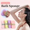 Exfoliating Bath Sponge Body Scrubber With Soap Saver Bag And Wrist Strap 5