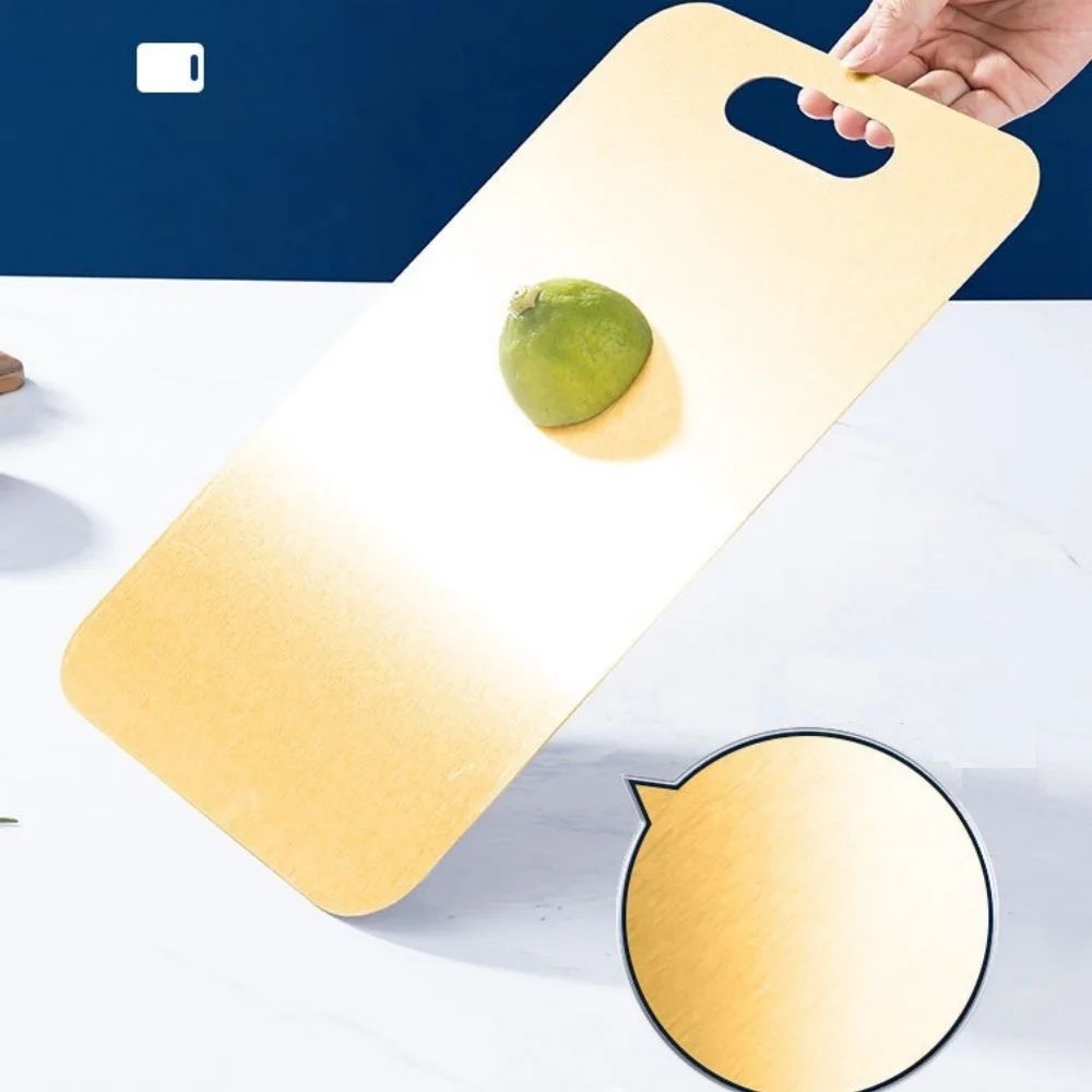 Stainless Steel Cutting Board Non Slip Dishwasher Safe Hygienic Chopping Board For Meat Produce 3