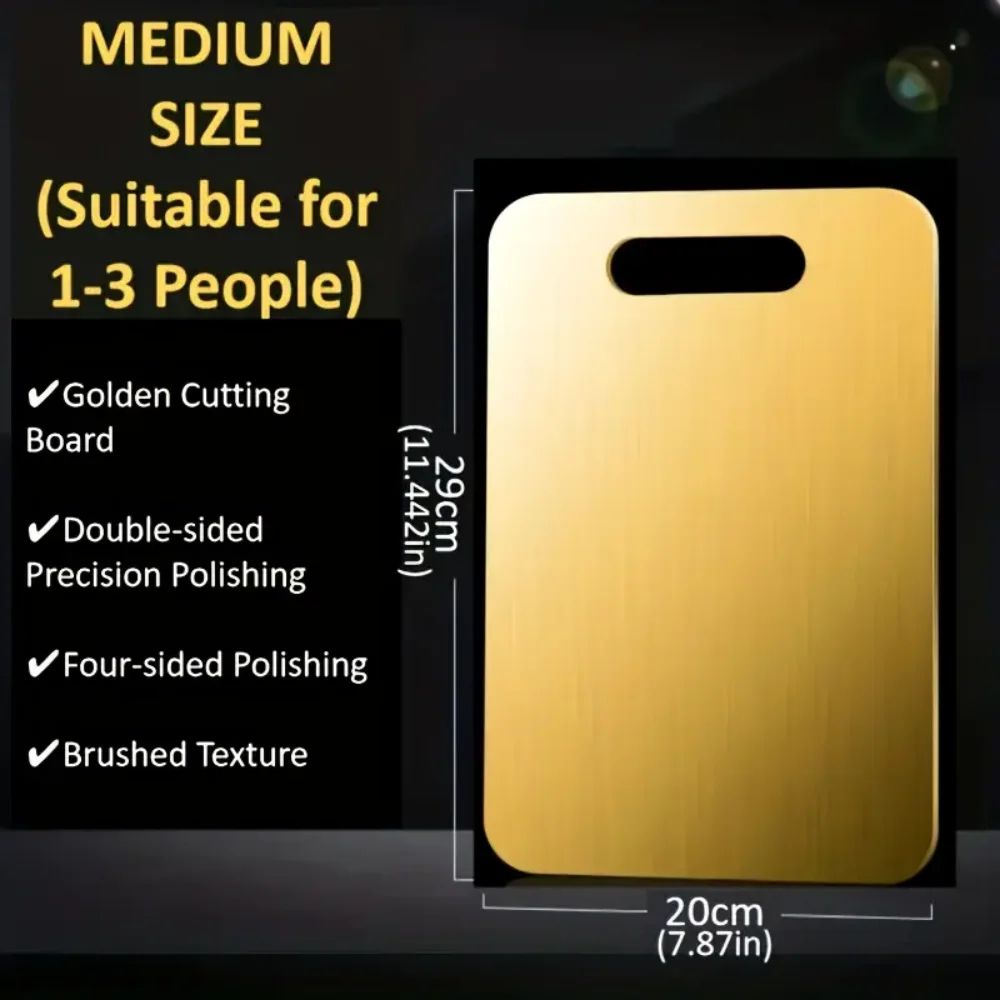 Stainless Steel Cutting Board Non Slip Dishwasher Safe Hygienic Chopping Board For Meat Produce 7