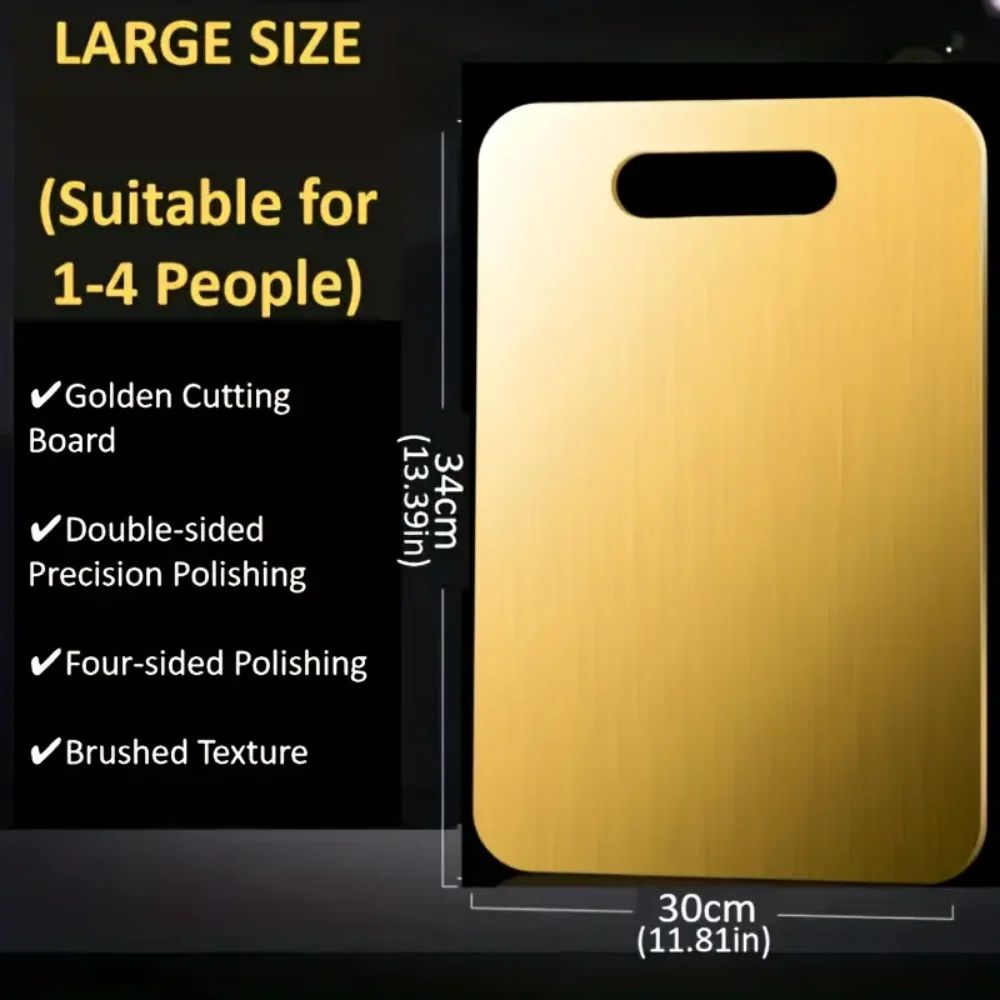 Stainless Steel Cutting Board Non Slip Dishwasher Safe Hygienic Chopping Board For Meat Produce 8